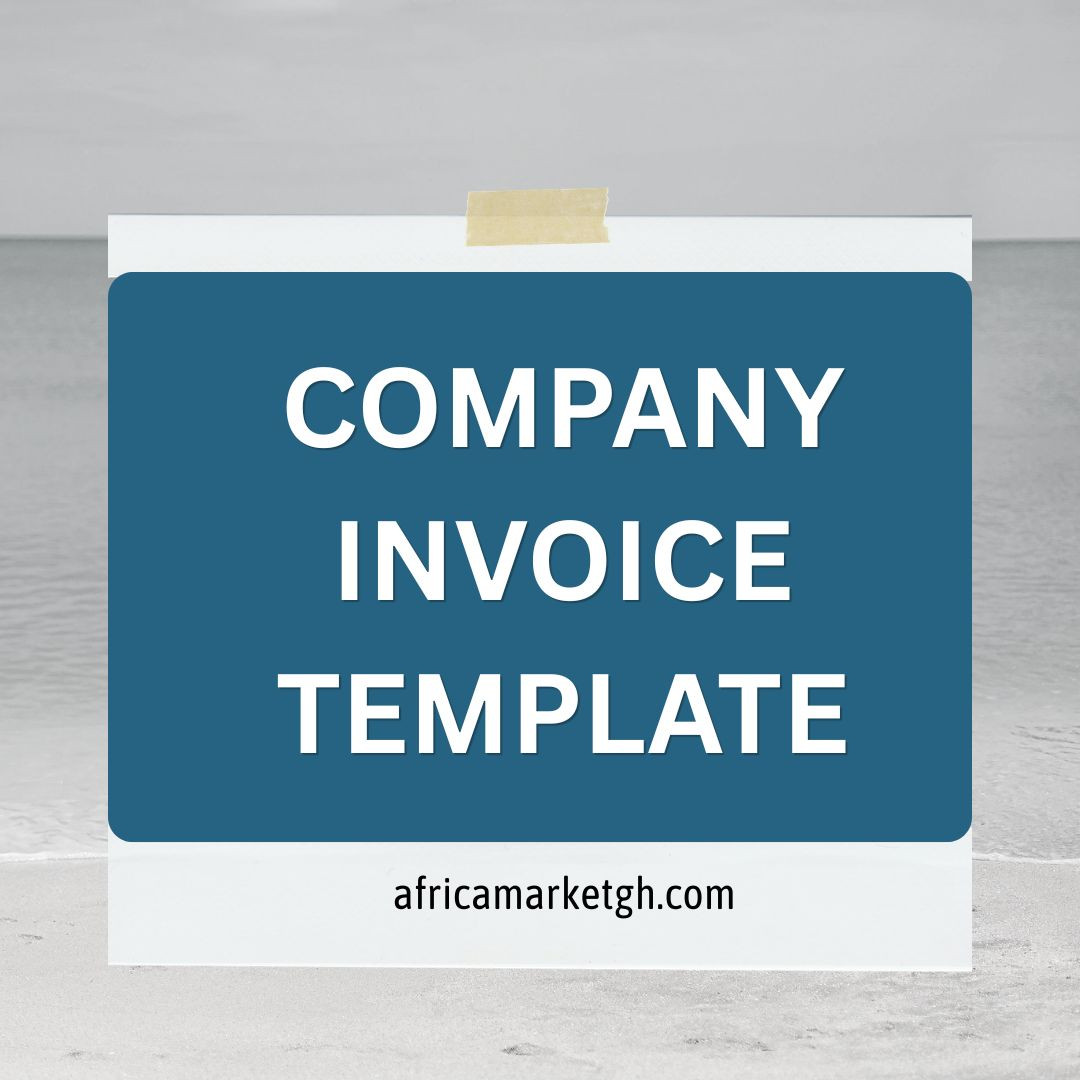 COMPANY INVOICE TEMPLATE